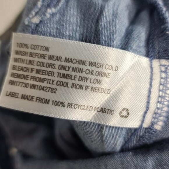 Genuine Kids From Oshkosh Printed Overall Dress 18M - Picture 6 of 6